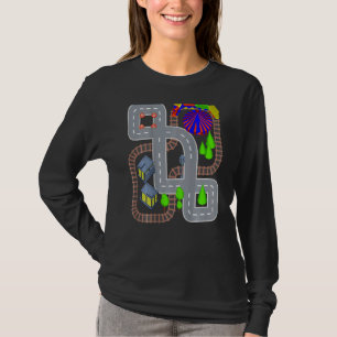 Camiseta Massagem de tapete na ferrovia e no carro