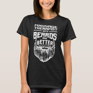 Camiseta Massagem Terapista com Barba é Melhor Masseur