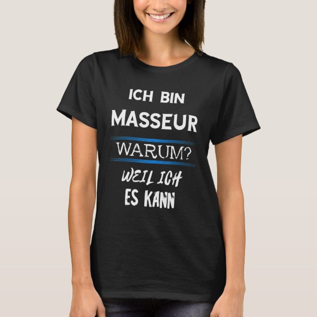 Camiseta Massager Physios Massage Therapist Ortopedic Pro (Frente)