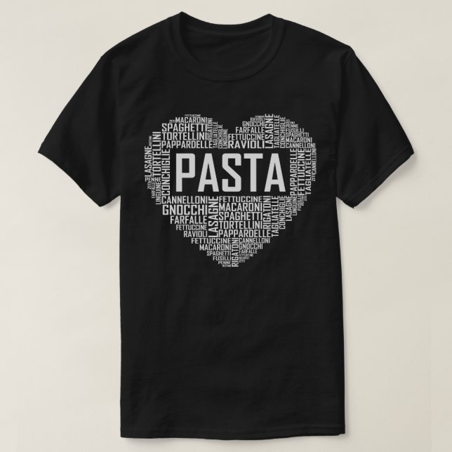 Camiseta Massas alimentícias 2 (Frente do Design)