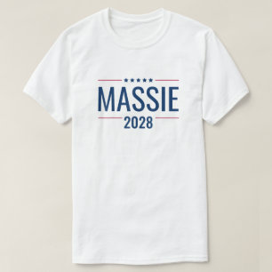 Camiseta Massie 2028 para Presidente Thomas Massie 2028