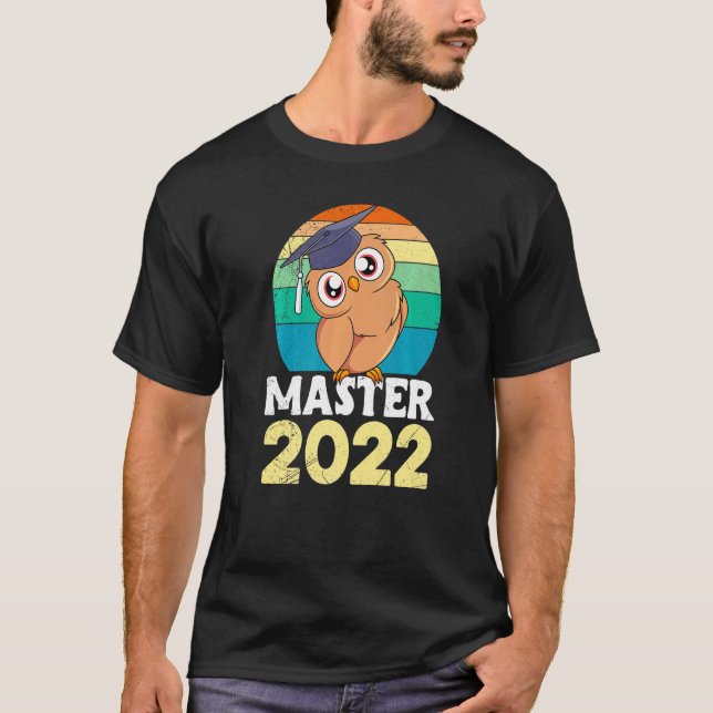 Camiseta Master 2022 Graduation Ceremony Master Hat (Frente)