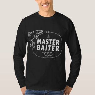 Camiseta Master Baiter Funny Pesca Pescador Piada Pai Gra