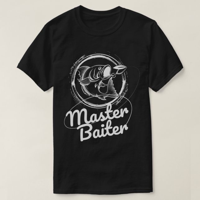 Camiseta Master Baiter Pesca Funny (Frente do Design)
