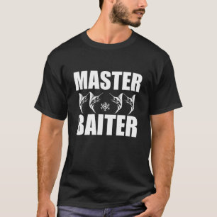 Camiseta Master Baiter Tee  Pesca Engraçada De Pescadores