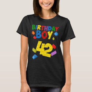 Camiseta Master Builder 42 Aniversário do dia 42 anos