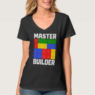 Camiseta Master Builder Building Blocks Brick Builder Maste