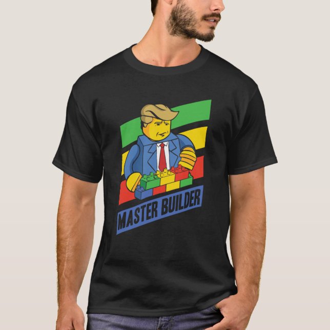 Camiseta Master Builder Building Blocks Men Women Youth  10 (Frente)