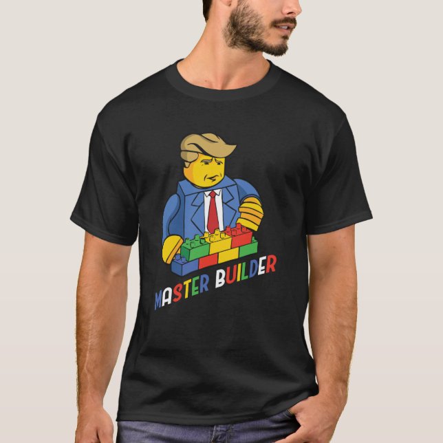 Camiseta Master Builder Building Blocks Men Women Youth 13 (Frente)