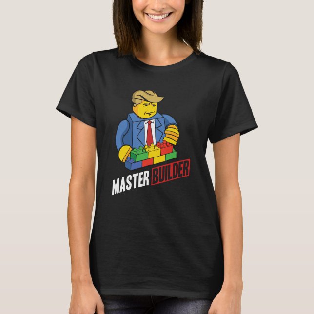 Camiseta Master Builder Building Blocks Men Women Youth  27 (Frente)