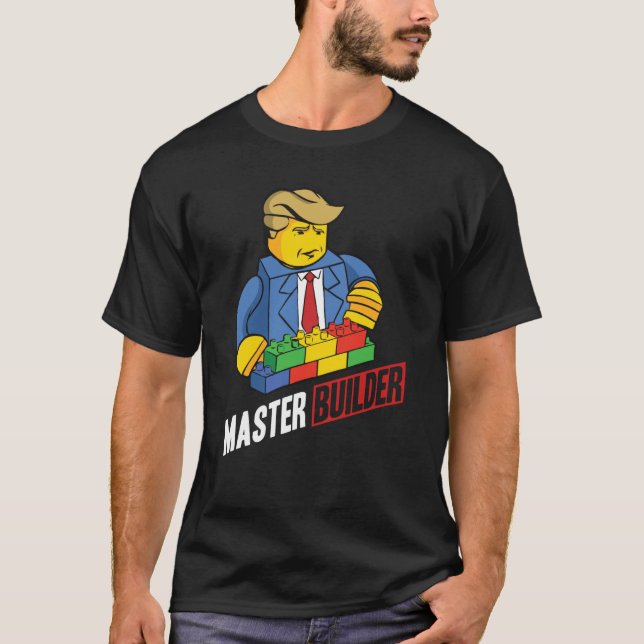 Camiseta Master Builder Building Blocks Men Women Youth  27 (Frente)