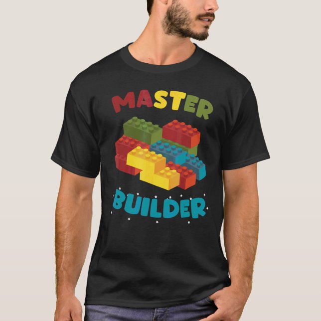 Camiseta Master Builder Creative Blocks Construindo Brinque (Frente)