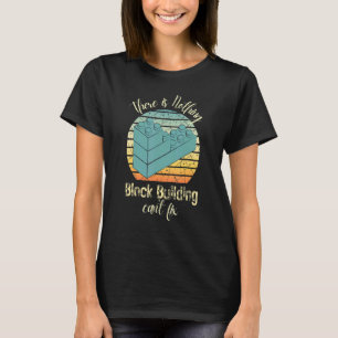 Camiseta Master Builder Cute Block Building Vintage 2