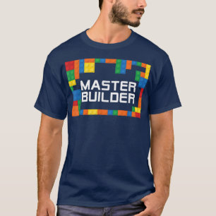 Camiseta Master Builder Engineer Big Building Blocks Build