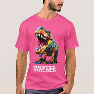 Camiseta Master Builder Kids Building Blocks Toy Master Din