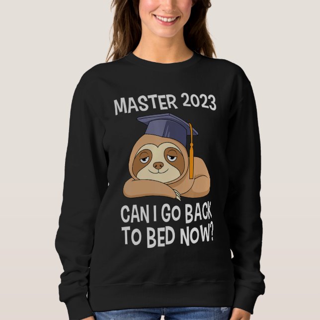Camiseta Master degree 2023 can I go back to bed Master 202 (Frente)