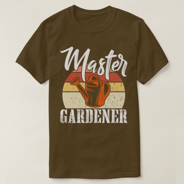 Camiseta Master Gardener Funny Garden Gardening Plant   (2) (Frente do Design)