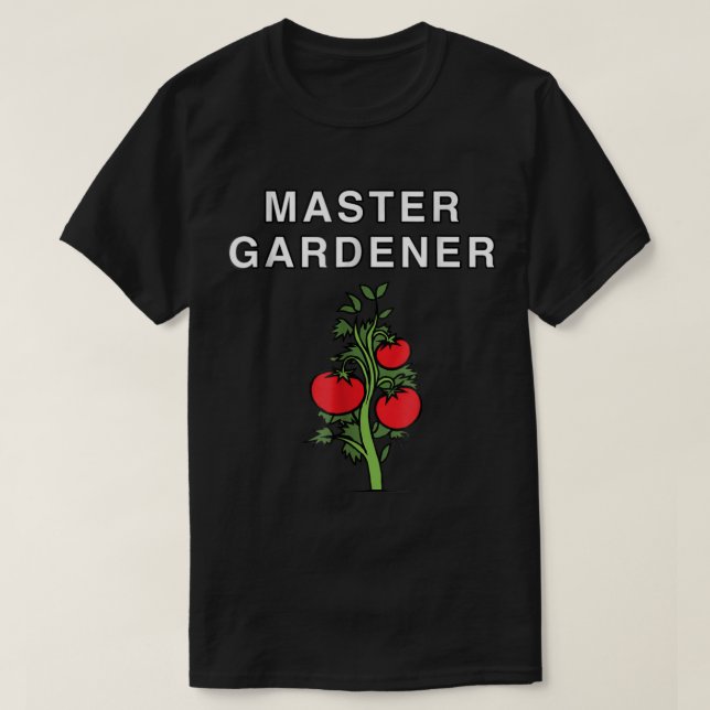 Camiseta Master Gardener Tomato Plant Design (Frente do Design)