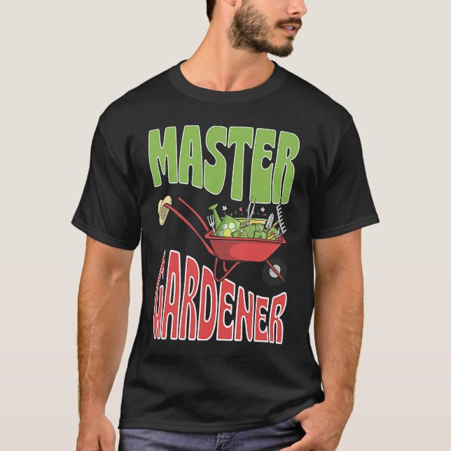 Camiseta Master Gardener Vegetable Gardening Plant Lover (Frente)