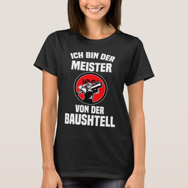 Camiseta Master of construction site Albania Albaner Tirana (Frente)