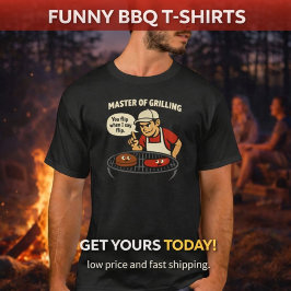 Camiseta Master of Grilling | Funny BBQ