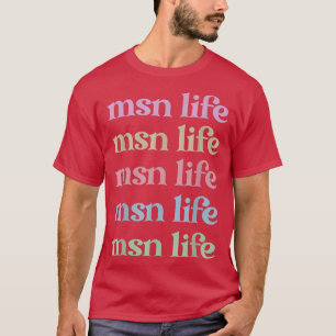 Camiseta Master Of Science In Nursing Appreciation 1368
