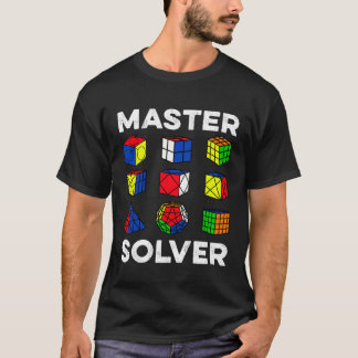 Camiseta Master Solver  Speedcubing Speedsolving Cuber