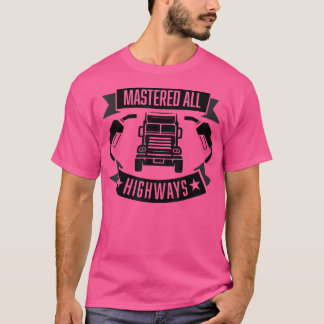 Camiseta Mastered All Highways - Vestuário do driver de cam