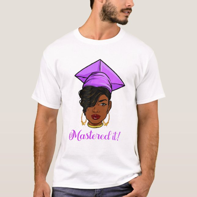 Camiseta Mastered It Black Queen com mestrado (Frente)