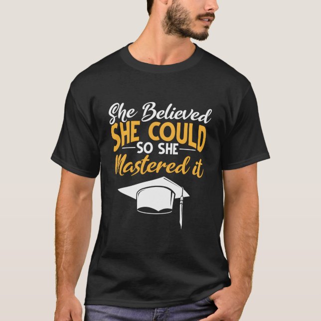 Camiseta Mastered It Master Graduation Mestrados (Frente)
