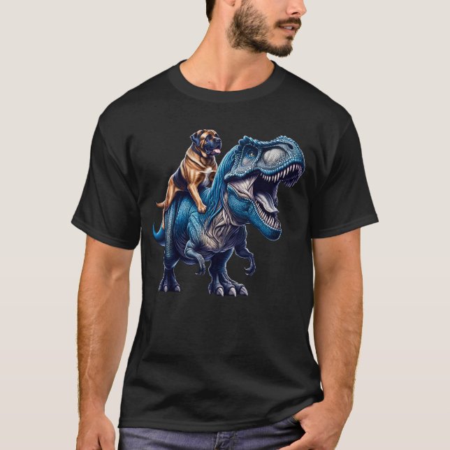 Camiseta Mastiff Andando Dinossauro (Frente)