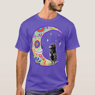 Camiseta Mastiff Dia de Los Muertos Skeleton