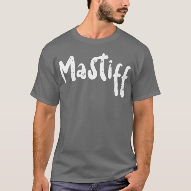 Camiseta Mastiff Dogs retro (Frente)