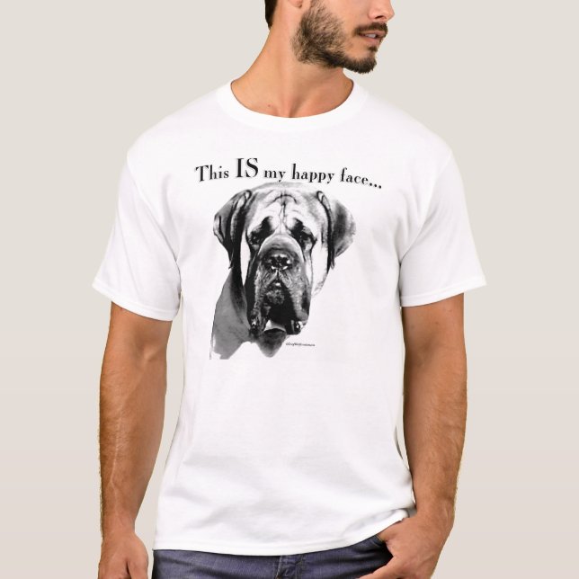 Camiseta Mastiff Happy Face (Frente)