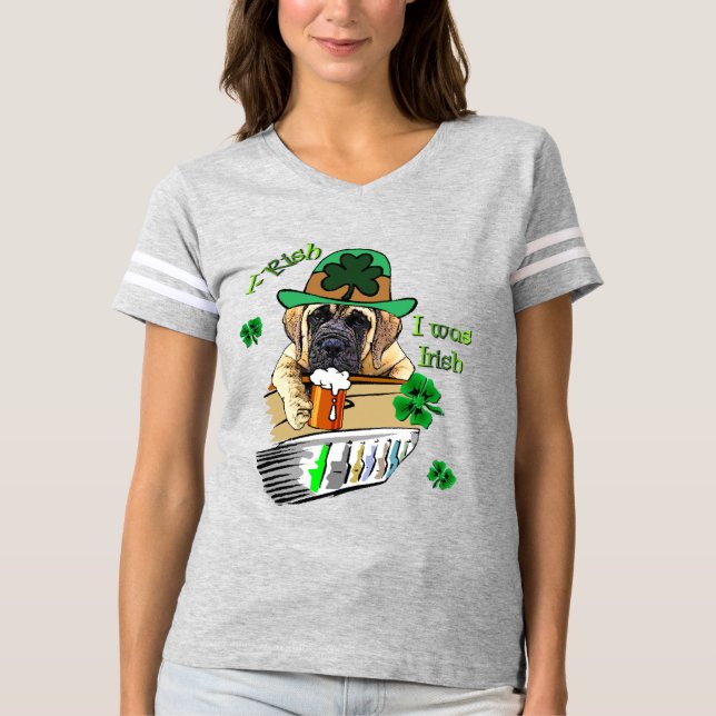 Camiseta Mastiff St Patricks Inglês (Frente)