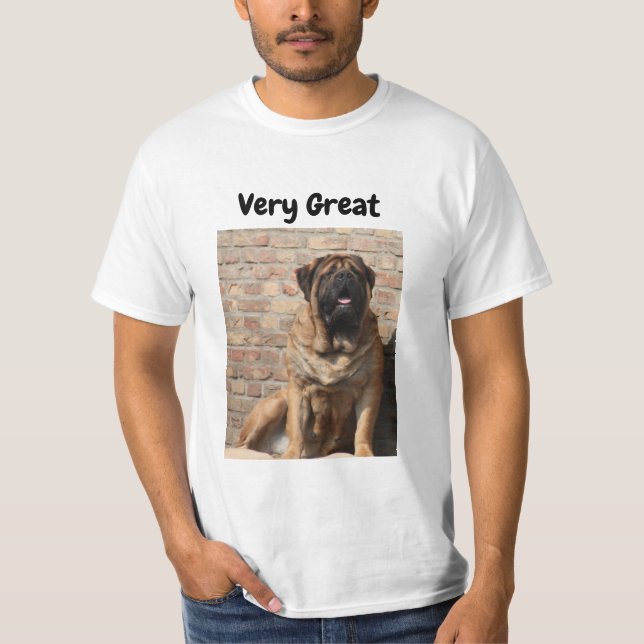 Camiseta Mastiff Vatertag Best Friends  (Frente)