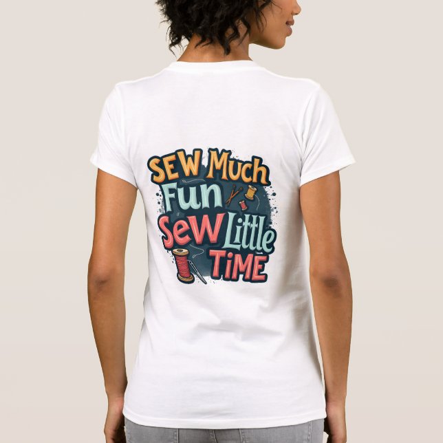 Camiseta Mastigar Muito Divertido Pouco Tempo Retrorna Arte (Verso)