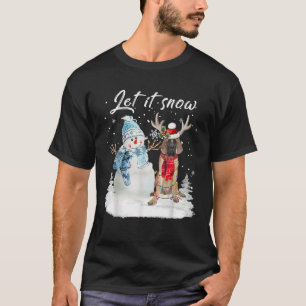 Camiseta Mastim Inglês Papai Noel Cachorro Natal Boneco de