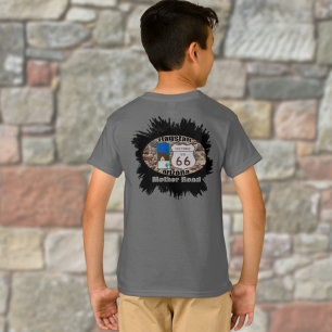 Camiseta Mastro histórico do ~ da rota 66, arizona