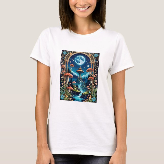 Camiseta Mata Mágica Fantasia Lua (Frente)