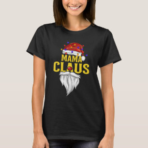 Camiseta Matança da Família Pajama de Natal da Mãe Claus
