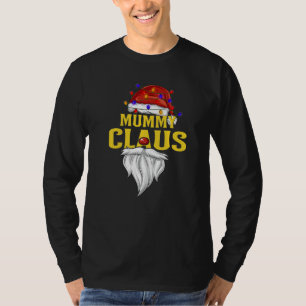 Camiseta Matança da Família Pajama de Natal da Mãe Claus