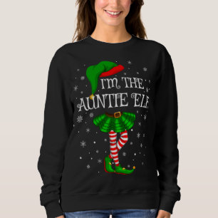 Camiseta Matança de família Eu sou a tia Elf Natal