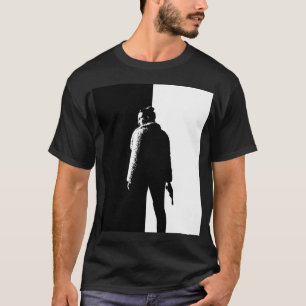 Camiseta Matando Eve Simples Preto e Branco