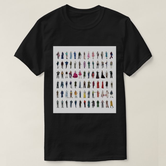 Camiseta matando eve véspera da moda da villanelle versão 7 (Frente do Design)