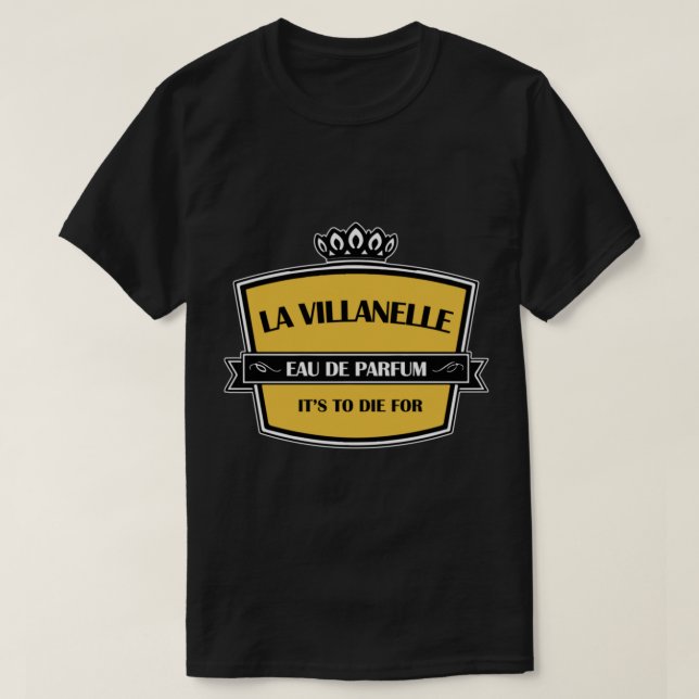 Camiseta Matando Eve Villanelle Perfume (Frente do Design)