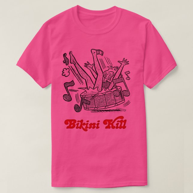 Camiseta Matar Punk Girl Design (Frente do Design)
