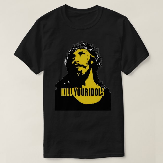 Camiseta matar seus ídolos Essencial (Frente do Design)