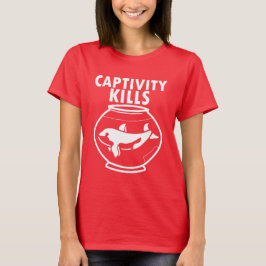 Camiseta Matares de cativeiro Salvem as Orcas