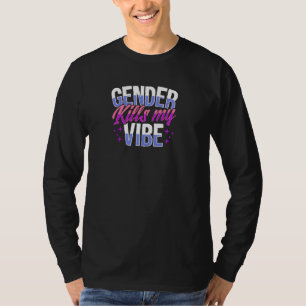 Camiseta Matares de Gênero Meu Genderfluido Genderqueador d